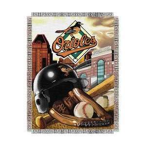  Baltimore Orioles Woven Tapestry MLB Throw (Home Field Advantage 