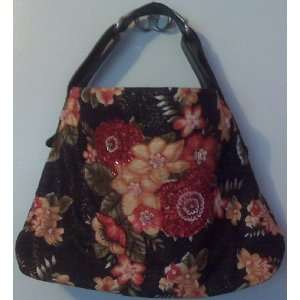  Floral Hobo Handbag 