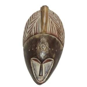  African Oval Kuba Mask Central Congo Collectibles Gift 