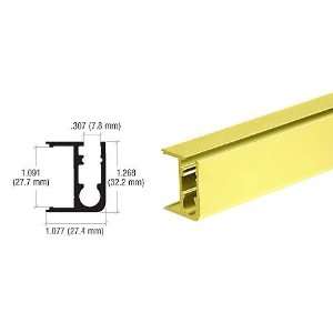  CRL Brite Gold Anodized Rear Upright Extrusion