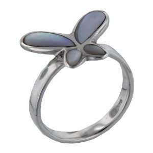  Mother Of Pearl Butterfly Inlay Rings Pugster Jewelry