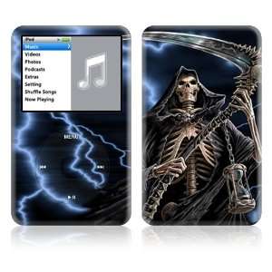 The Reaper Skull Decorative Skin Decal Sticker for Apple iPod Classic 