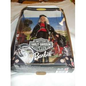  barbie  Harley Davidson   1st in series   Doll is mint but box 