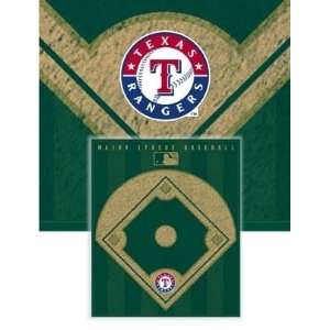 MLB Texas Rangers 60X50 Team Fleece Blanket/Throw   Team Sports Fan 