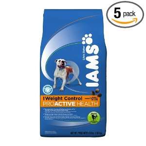 Iams Proactive Health Adult Weight Control, 3.5 Pound Bags (Pack of 5 