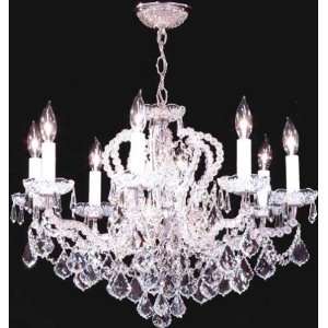  Baroness Eight Light Crystal Chandelier by James R. Moder 