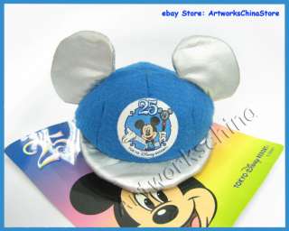 Mickey Mouse 25th Tokyo Disney Resort Hat Barrette Costume Hair Clip 