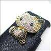 Bling 3D hello kitty back case cover for iphone 3G 3GS  