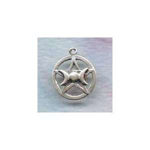  Triple Lunar Pentacle)0(Pentagram Wiccan Jewelry Arts 