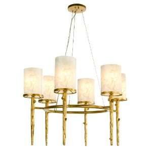  Varaluz 189C06 6 Light Adura Halogen Chandelier