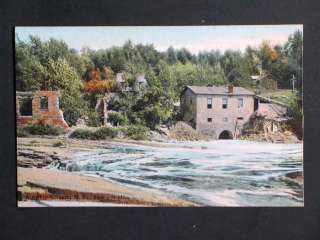 c1905 Mills and Falls Ausable Chasm NY Postcard  