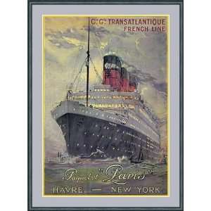  Transatlantique by Albert Sebille   Framed Artwork