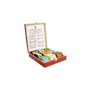 Wissotzky Mahogany 9 Flavours Tea Chest Gift Box / 90 Assorted Teas 
