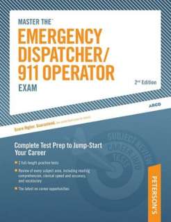   Dispatcher 911 Operator Exam by Arco, Petersons  Paperback