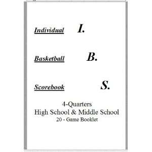  Individual Basketball Scorebook 20 game season 3 pack 