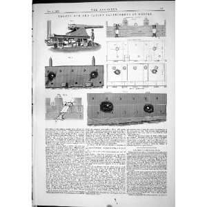  1882 ENGINEERING KRUPP GUN TARGET EXPERIMENTS MEPPEN 