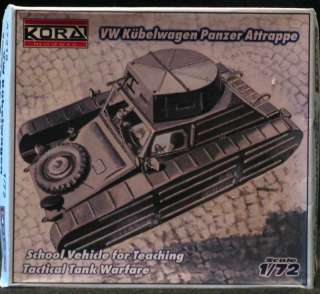 72 KORA VW KUBELWAGEN PANZER ATTRAPPE Tank Trainer  