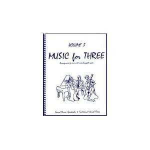 Music for Three, Vol. 3 Sacred, Spiritual & Traditional Jewish 