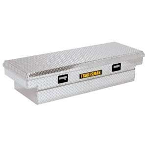  Professional Grade Black Aluminum Deep Cross Bed Tool Box: Automotive