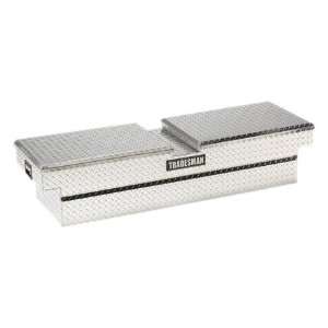 : Tradesman TALG568D 60 Bright Aluminum Dual Lid Cross Bed Tool Box 