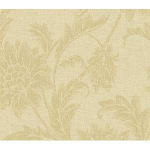  Linen Large Floral Trail Wallpaper