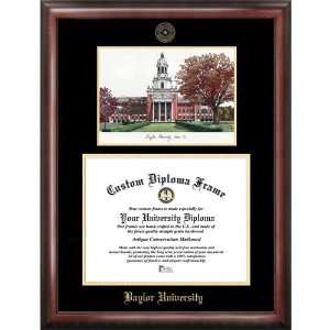Baylor University Gold Embossed Diploma Frame with Limited Edition 