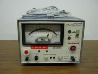 Kikusui TOS7100M Insulation Tester MegOhm Meter  