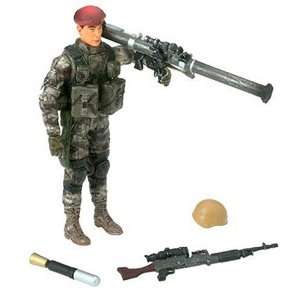  118 Elite Force Army Desert Ops Machine Gunner Toys 