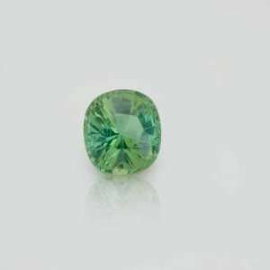   Cushion Green Blue Tourmaline Facet 2.11 ct Natural Gemstone Jewelry