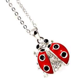  Lucky Lady Bug Ladybug Charm Fashion Necklace: Everything 