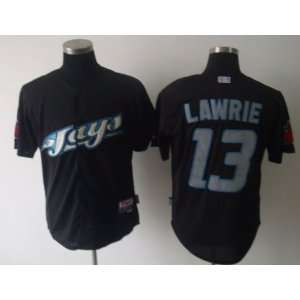  2012 Blue Jays #13 Brett Lawrie Black Cool Base Jersey 
