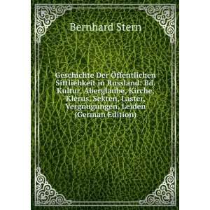   , Leiden (German Edition): Bernhard Stern:  Books