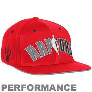  adidas Toronto Raptors Red Official Draft Day Flex Fit Hat 