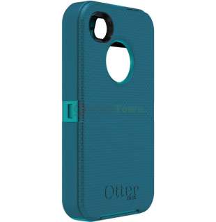 Otterbox Defender Series Case Cover for Apple iPhone 4 4G 4S Teal PC 