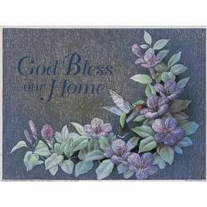  God Bless Our Home Poster Print: Home & Kitchen
