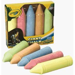  Crayola® Giant Sidewalk Chalk, 5 count Toys & Games