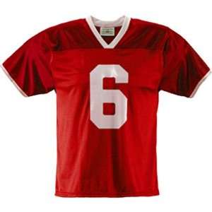   Practice Custom Football Jerseys 25 SCARLET/WHITE YL Sports