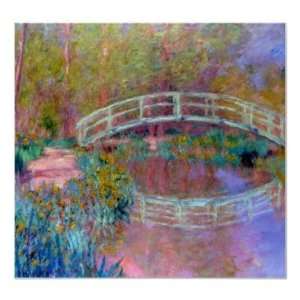  Japanese Bridge, Claude Monet Print: Home & Kitchen
