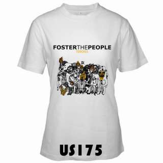 Foster The People Torches Custom T Shirt Black White Ringer S 3XL 