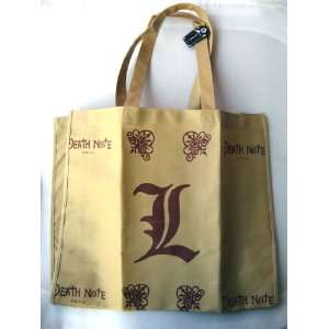   NOTE: L Logo Earth Friendly Re Useable Canvas Tote Bag: Toys & Games