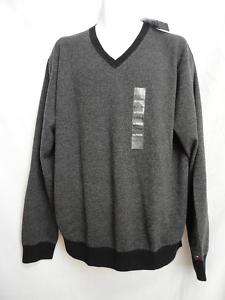 Tommy Hilfiger Mens Lambswool V Neck Sweater M XL NEW  