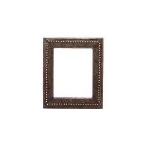    Chocolate Brown Hand Tooled Leather Picture Frame