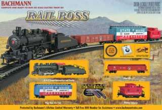 Bachmann Trains 00687 Rail Boss 0 6 0 Steam Set HO Exclusive  