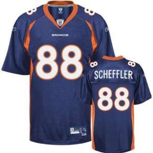  Tony Scheffler Navy Reebok NFL Premier Denver Broncos 