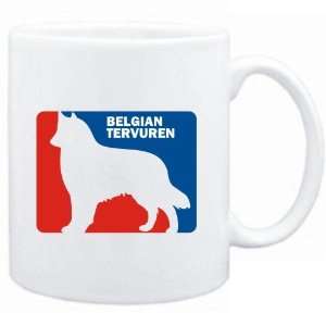   : Mug White  Belgian Tervuren Sports Logo  Dogs: Sports & Outdoors
