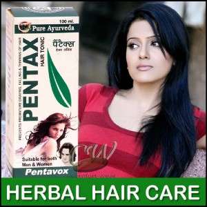 Herbal Pentax Hair Tonic for Premature Graying Hairs GET THICK BLACK 