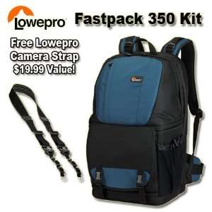  Lowepro Fastpack 350 Blue Camera Backpack 17 Inch Laptop 