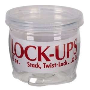  Pack of 12 Lock Up Storage Containers  12 oz. each