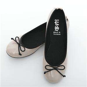 BN Womens Ballet FLATS Bowed BALLERINAS Casual Elegant Shoes Beige 