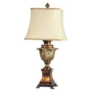  Harris Marcus Home Gilded Trophy Urn Table Lamp: Home 